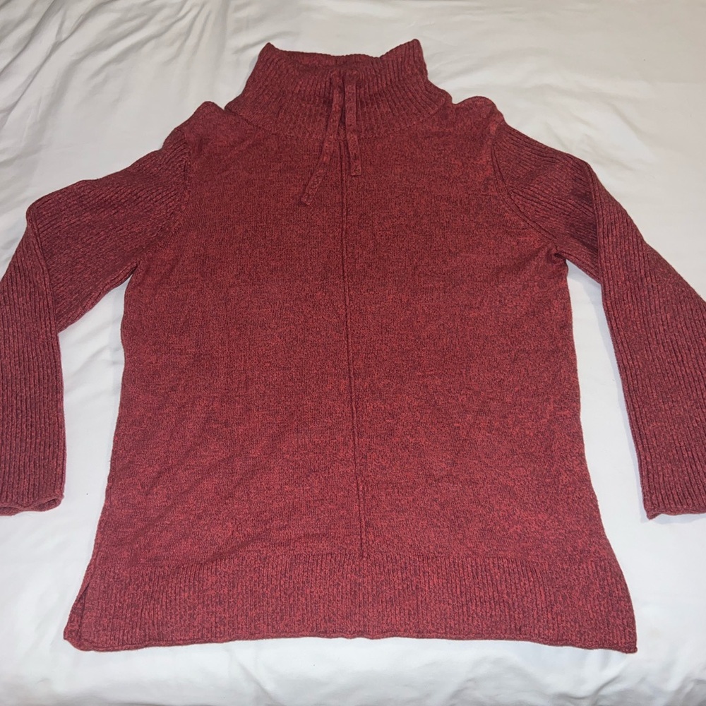 Sonoma Adjustable Turtleneck Longer Knitted Sweater